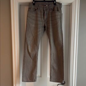 Banana Republic Vintage Straight Mens Gray Jeans - gently worn, 33x32